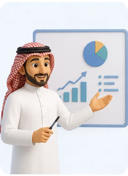 موجّه طلابي يعرض تقارير تقدّم الطلاب